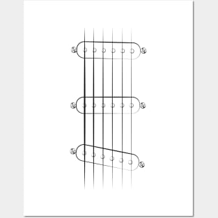 These Go To Eleven - Single Coil Electric Guitar Posters and Art